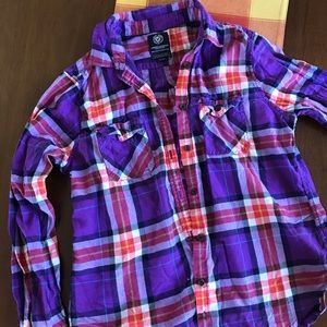 L flannel shirt